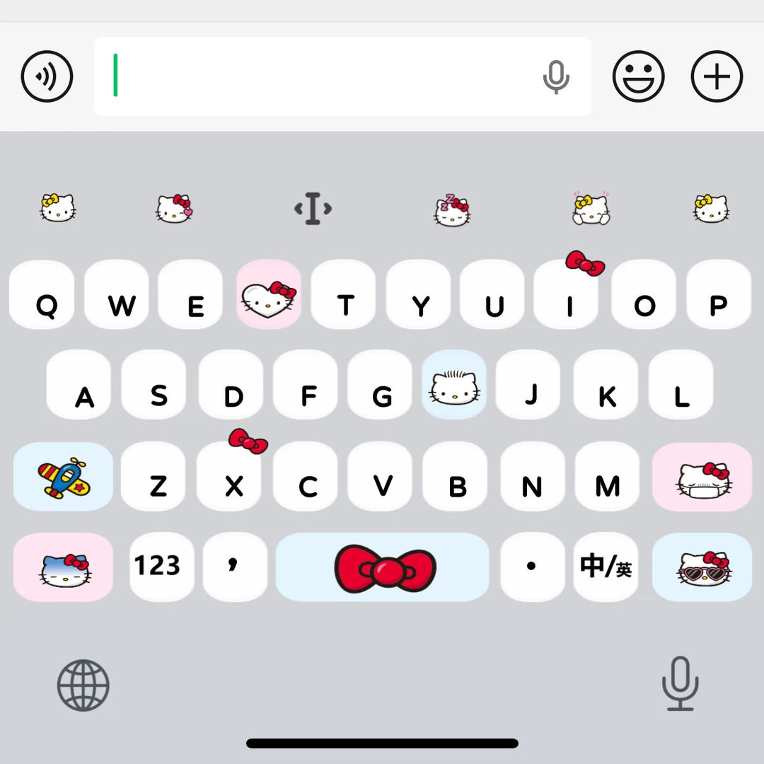 【hello kitty】苹果安卓百度输入法皮肤打字键盘高颜值外设小配件