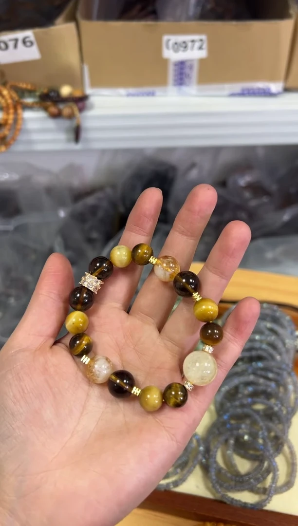 【闪购商品】水晶手链未镶嵌大金霸多宝水晶款手链