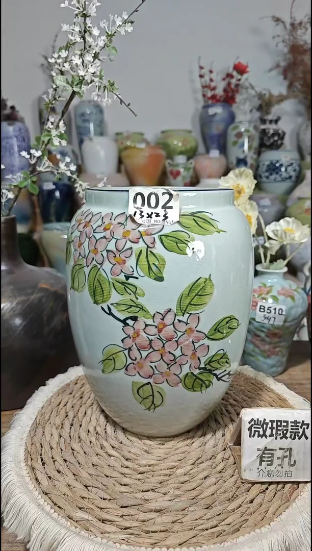 景德镇瓷韵陶瓷花盆002   手工制品 完美主义者慎拍