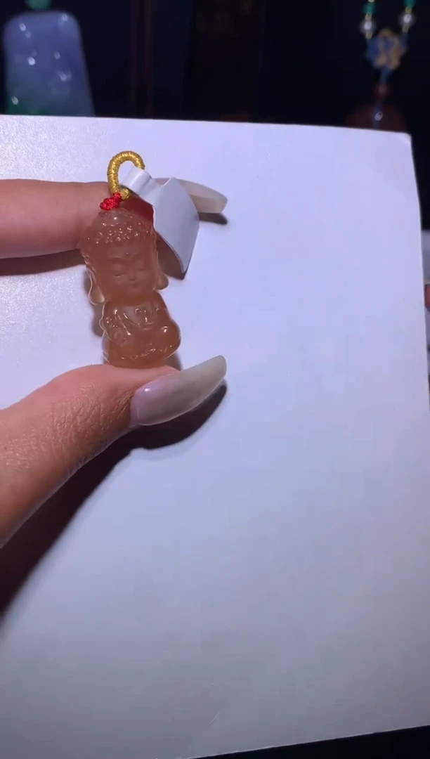 颈饰未镶嵌水晶药师宝宝佛