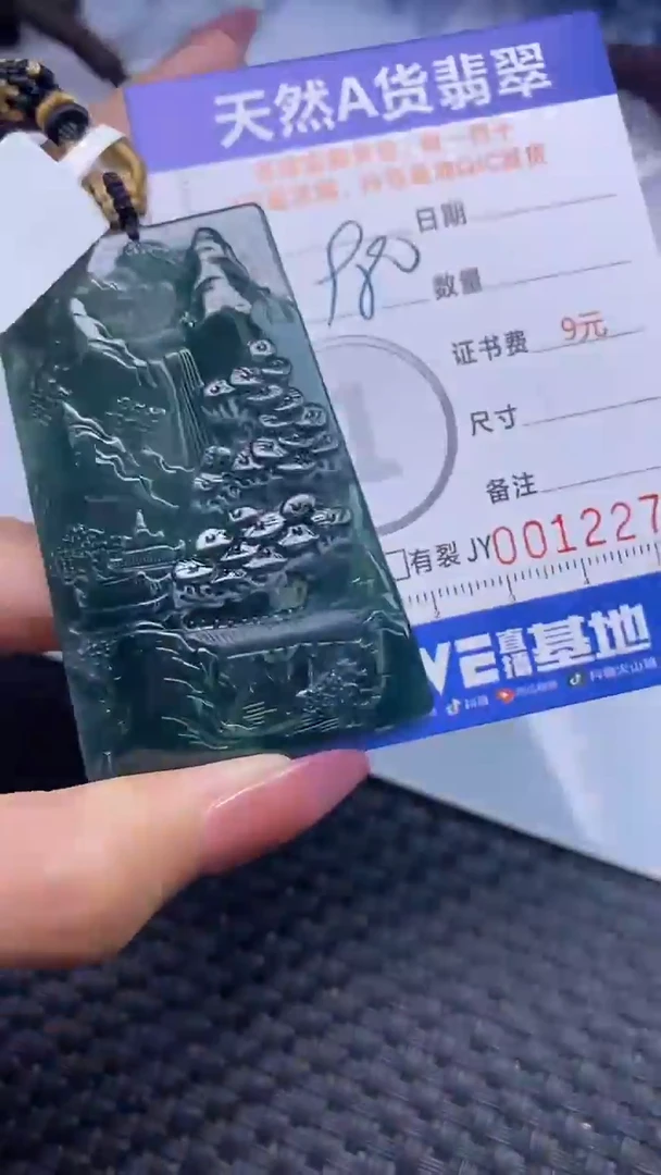翡翠未镶嵌颈饰    2271