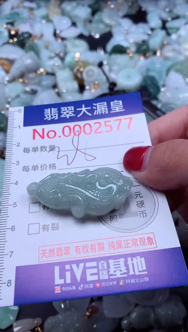 颈饰未镶嵌翡翠2577