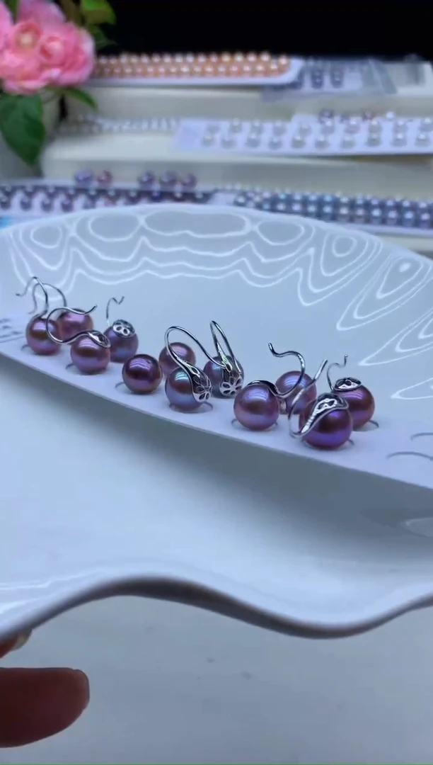 【闪购商品】淡水珍珠耳饰未镶嵌淡水珍珠耳饰