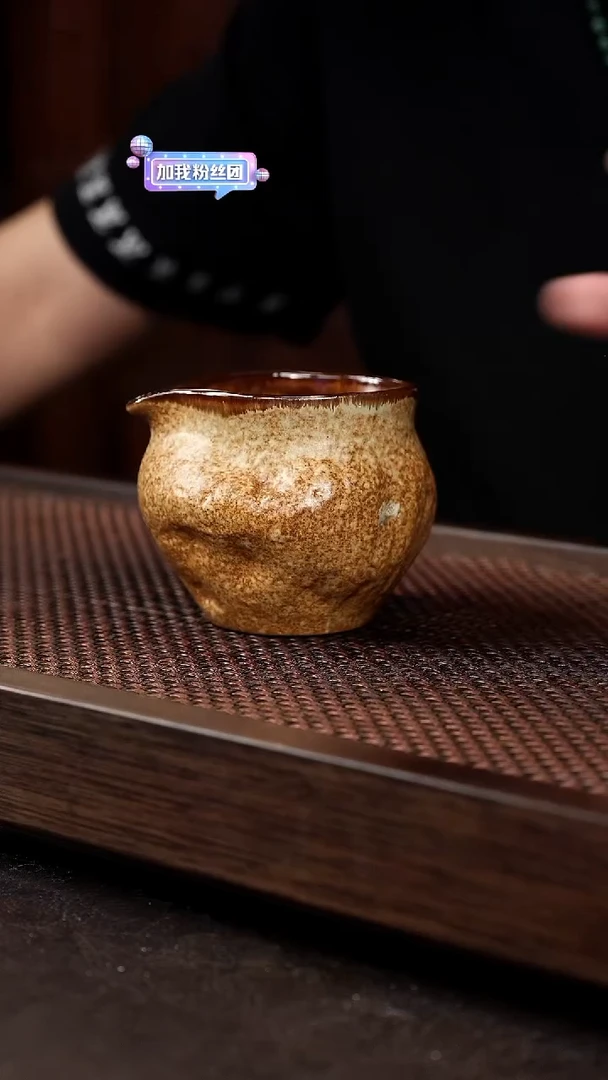 茶壶紫砂均釉手抓公道