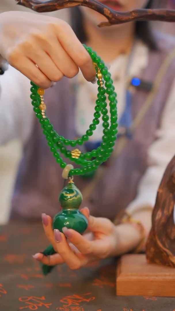 555非遗漆手艺工天然葫芦文玩福禄