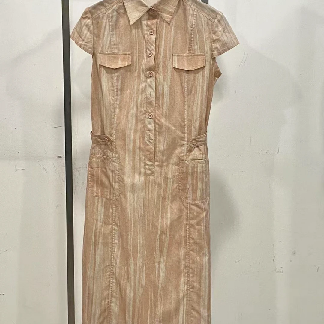 衬衫女士气质裙子春夏A字裙夏天长裙显瘦裙女装夏季女款长款百搭