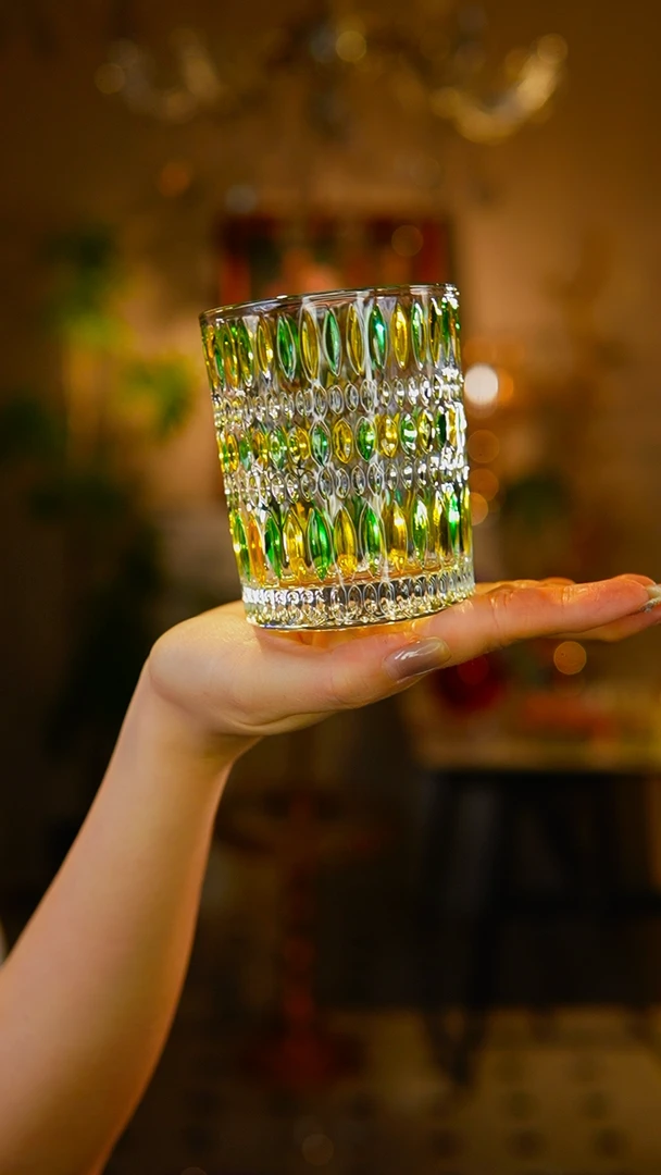 [单只装]春意盎然创意彩色玻璃杯