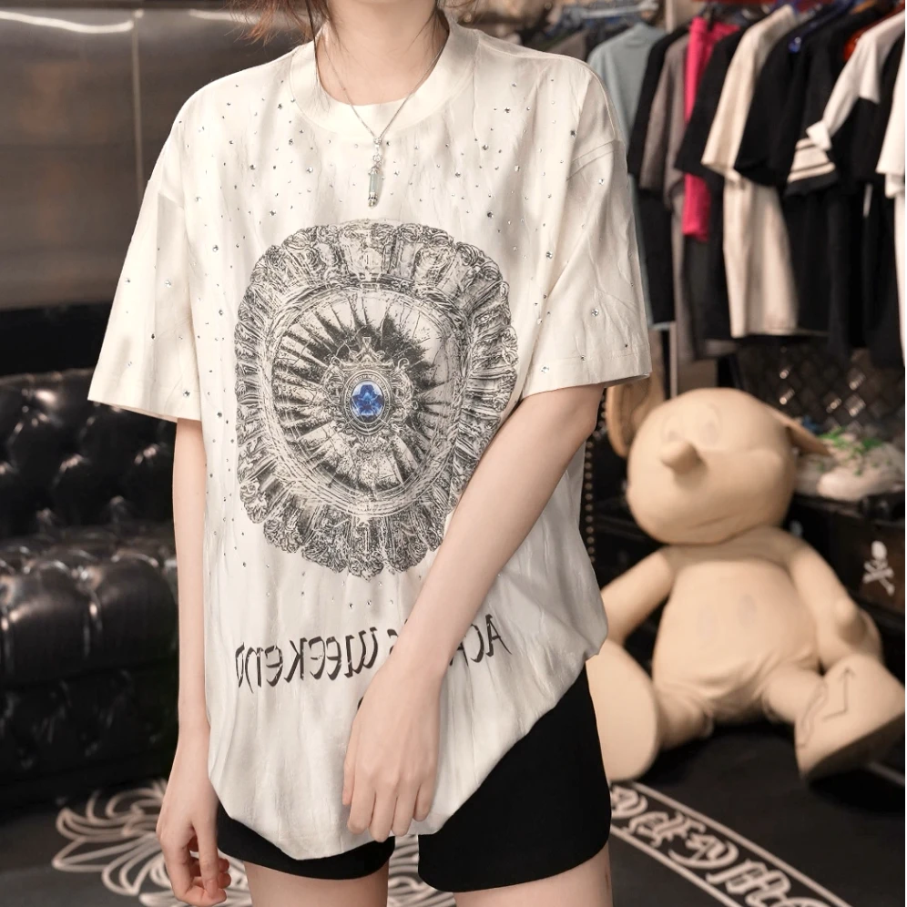 【绘尚D6黛仪】夏季短袖T恤宽松男女同款圆领S256183