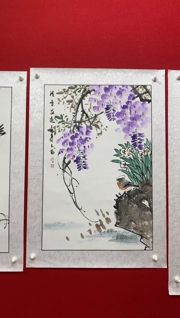 国画NYQ霞璐牛云勤老师作品