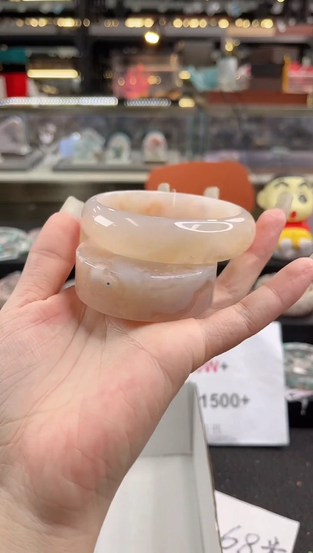 未镶嵌手镯石英质玉61圈口（赠品镯心）125601