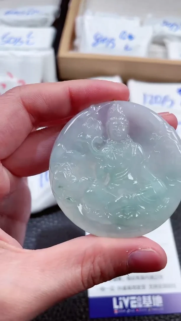 【闪购商品】翡翠颈饰未镶嵌00010779观音