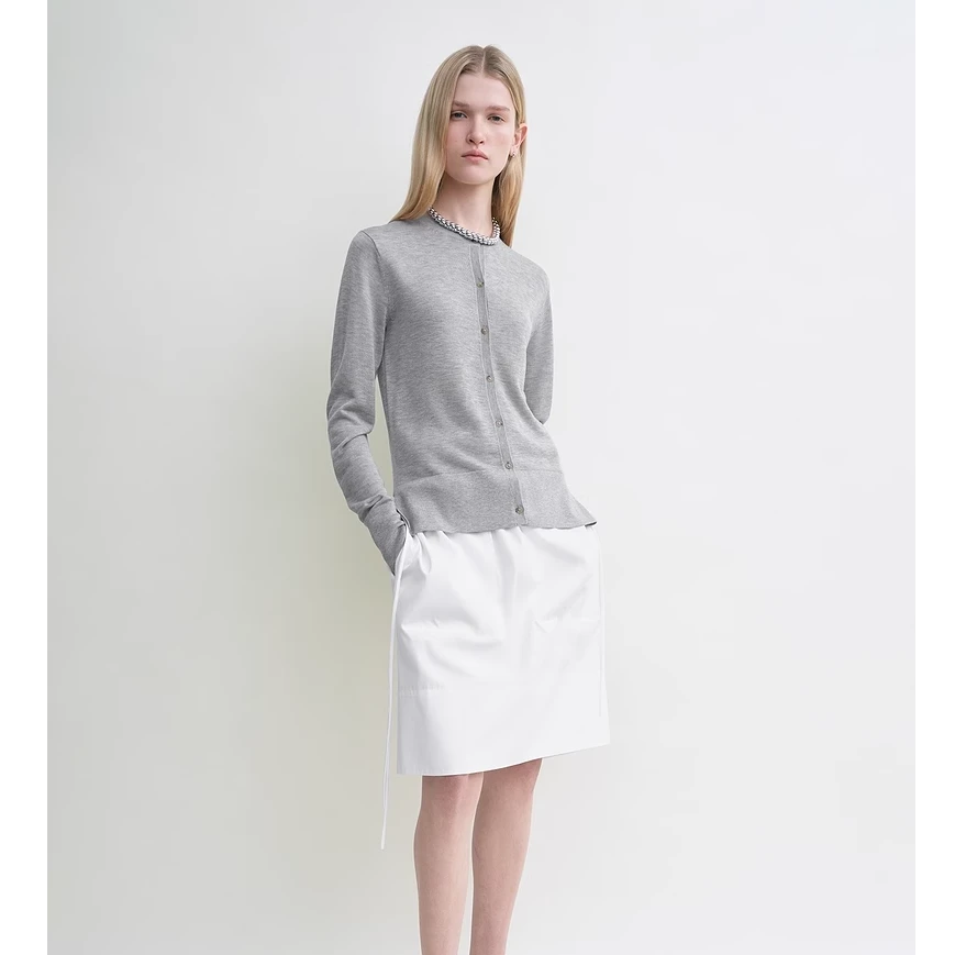 【娜娜专属】托特蜜 灰色精致针织开衫