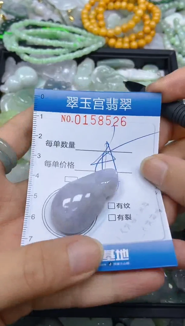 翡翠未镶嵌颈饰闪购0158526