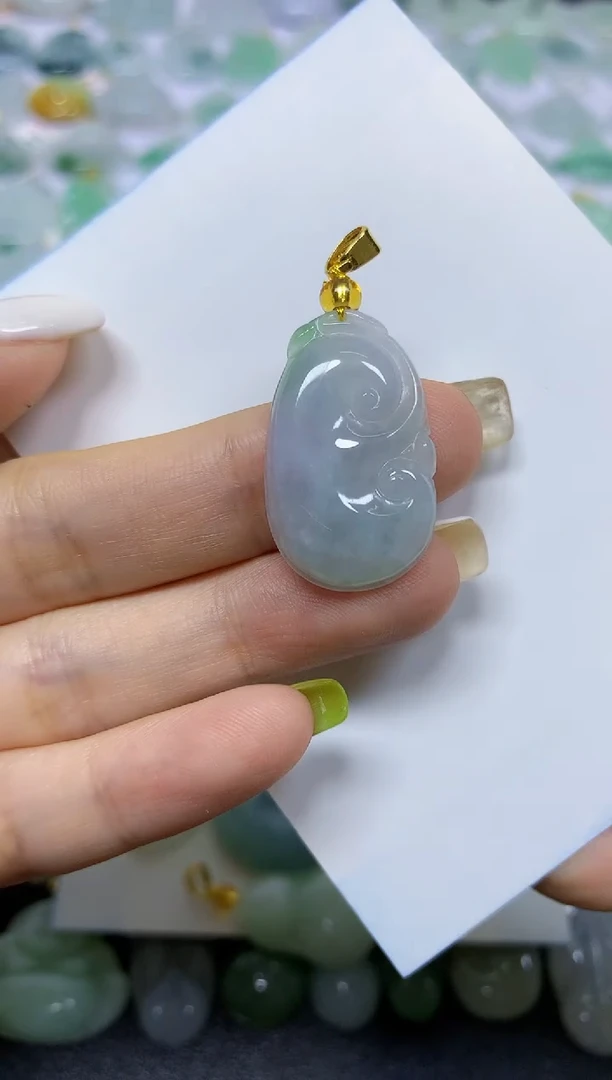 翡翠未镶嵌颈饰天然翡翠A货