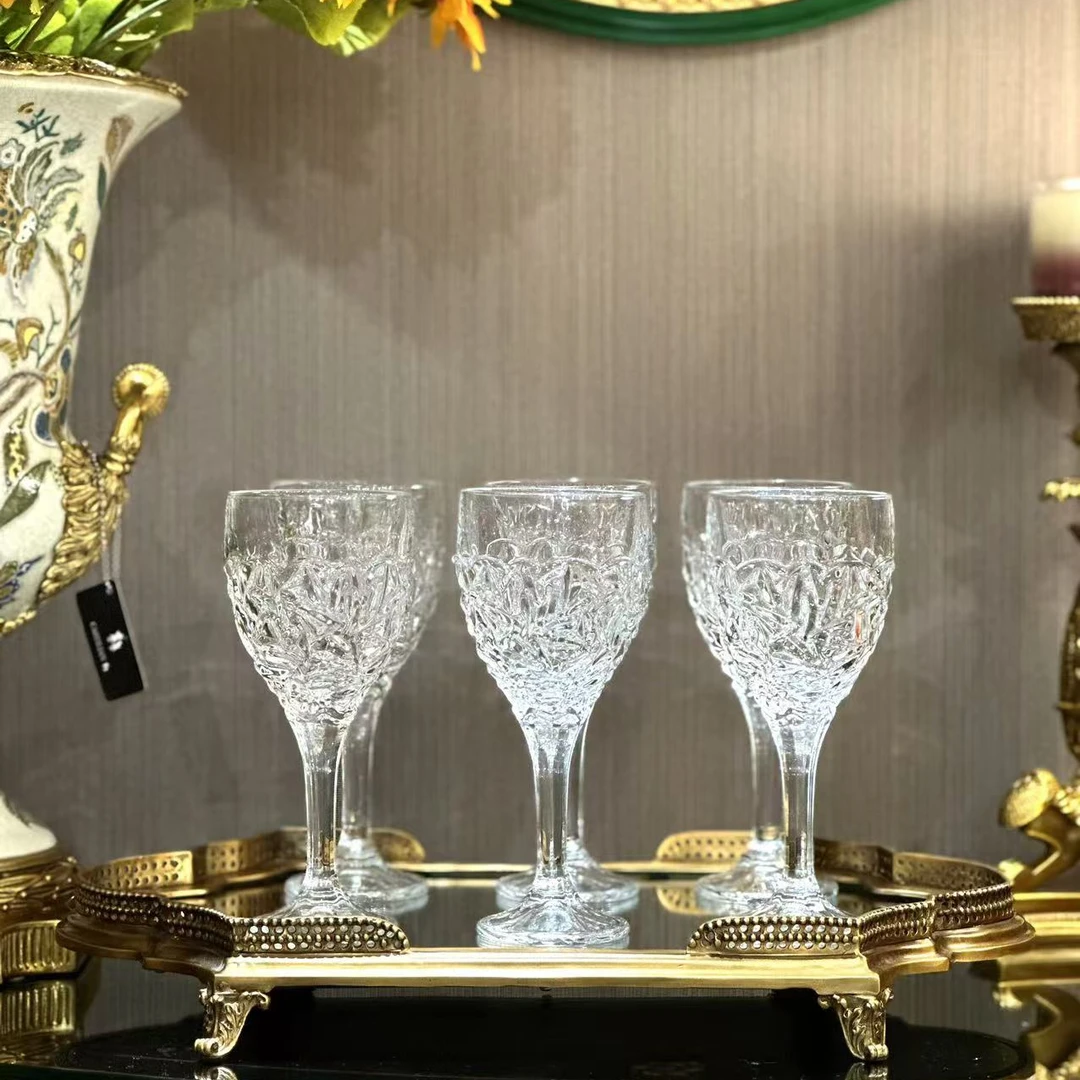 派力斯欧式水晶玻璃红酒香槟杯高脚杯乔迁之喜创意艺术造型杯