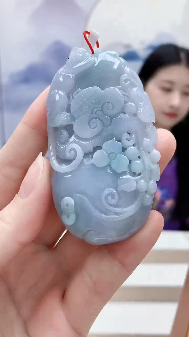 未镶嵌定制翡翠4812ry-毛货挂件21