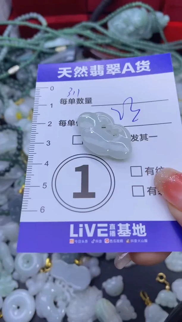 颈饰未镶嵌翡翠天然翡翠A货批量多样性发一件