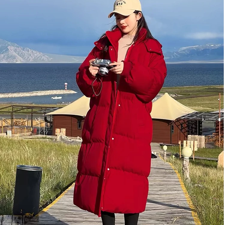 [粉粉+团团可拍]直播粉丝专属2025新款网红长款棉服