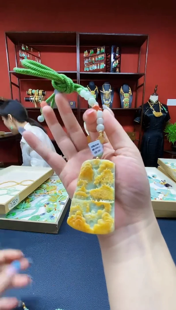 颈饰未镶嵌翡翠翡翠吊坠