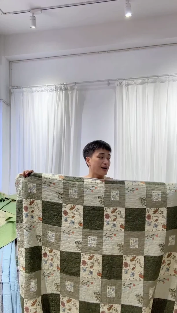 棉140*200纯棉床盖104号微瑕