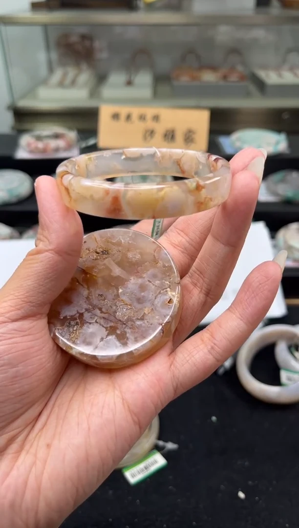 未镶嵌手镯石英质玉57圈口（赠品镯心）3624401