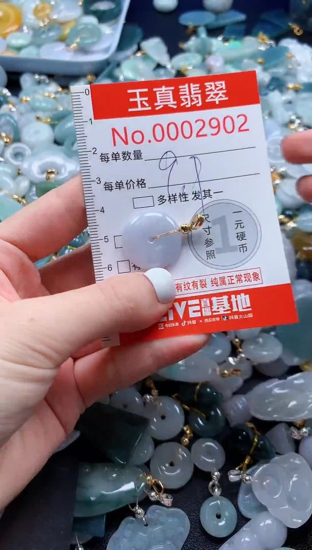 翡翠未镶嵌吊坠(不含链)2902