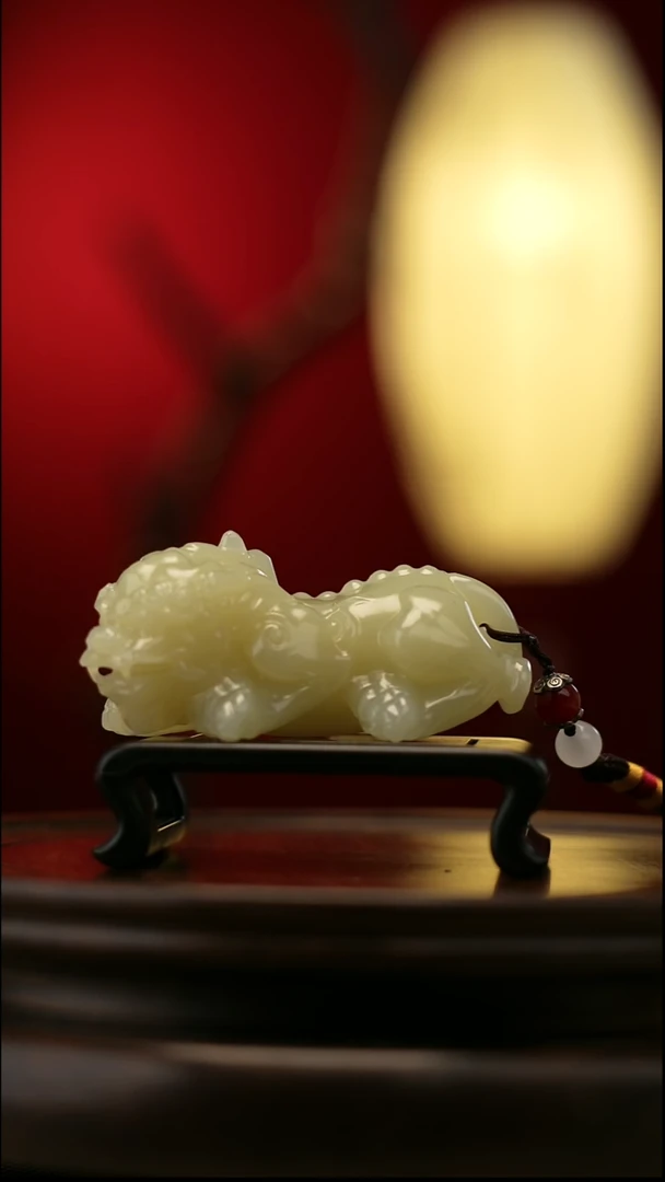 玉【祥瑞貔貅】天然玉石摆件摆件