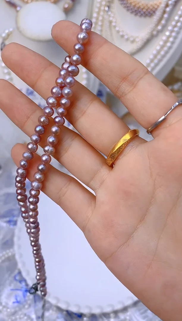 颈饰未镶嵌淡水珍珠03C