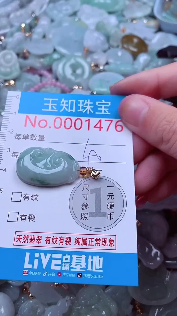 吊坠(不含链)未镶嵌翡翠1476