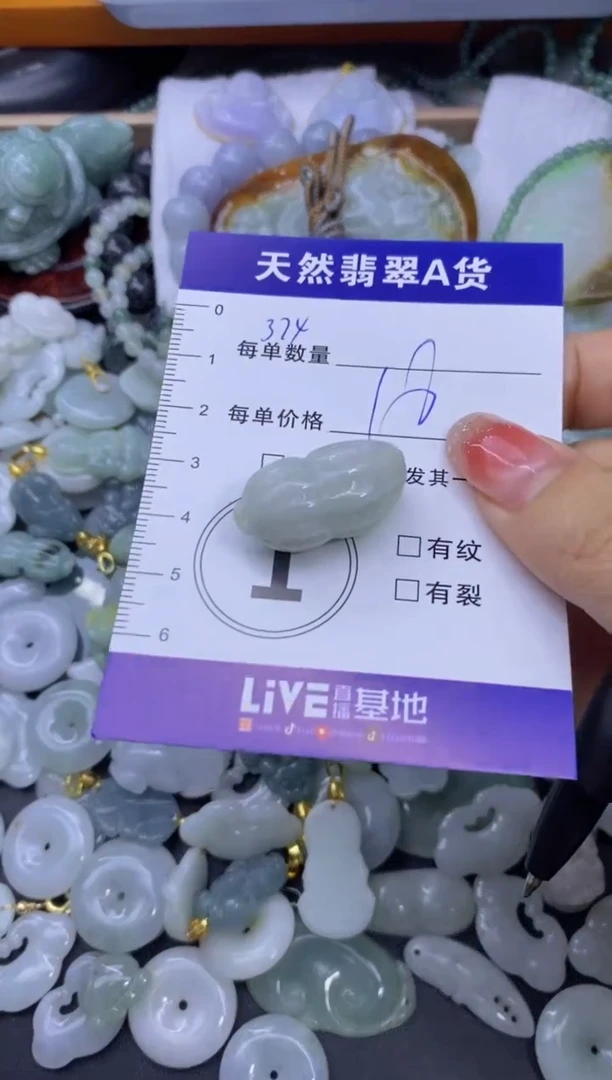 颈饰未镶嵌翡翠天然翡翠A货批量多样性发一件