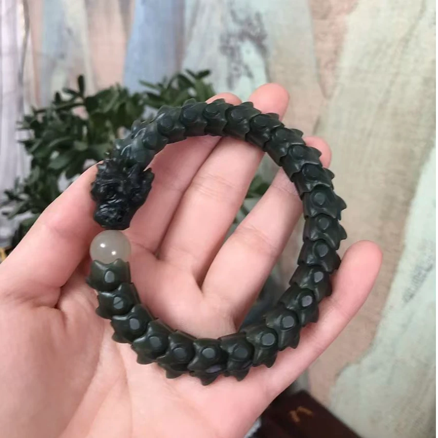 和田玉手串龙腾盛世玉石手串