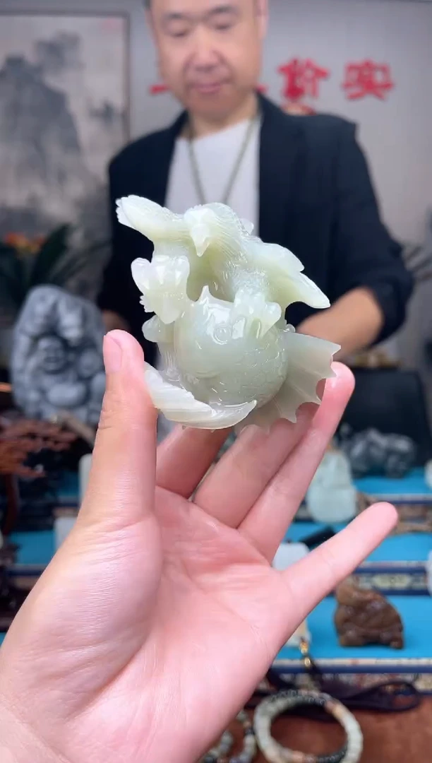 和田玉未镶嵌挂件1