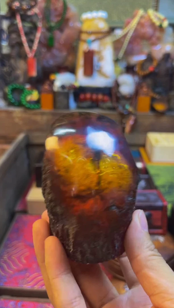 未镶嵌琥珀裸石鳳玉善源商品专属链接