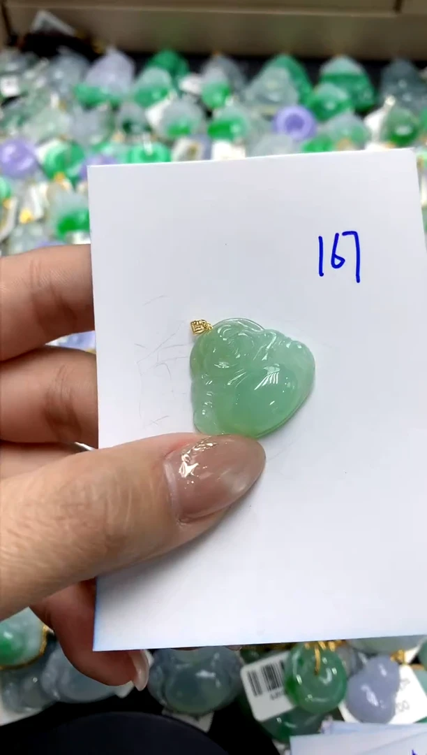 【闪购商品】翡翠颈饰18K金镶嵌1111111111111111