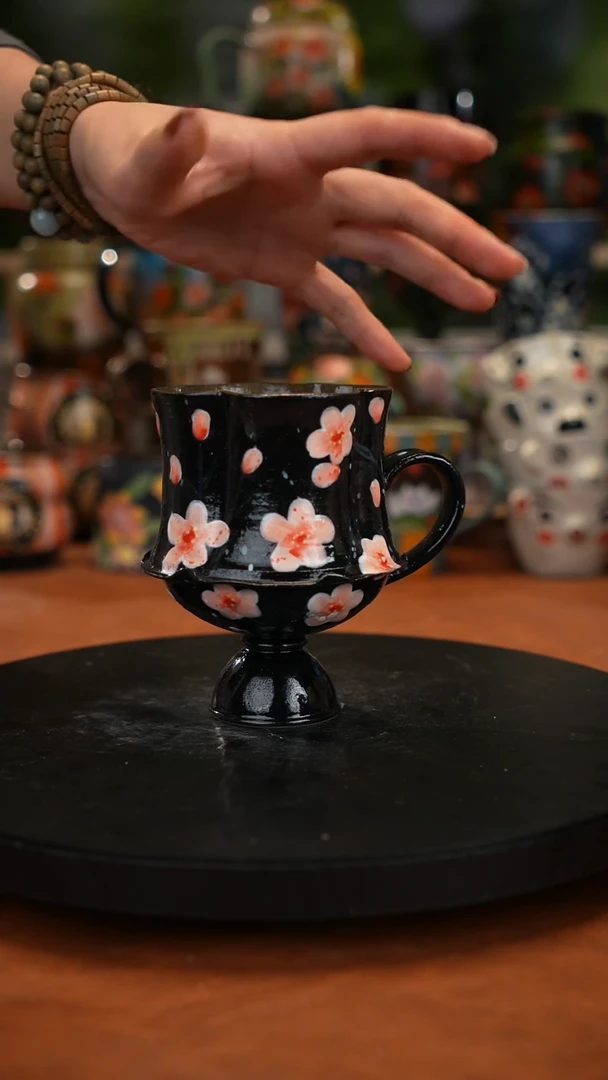 油画手 绘釉下彩
