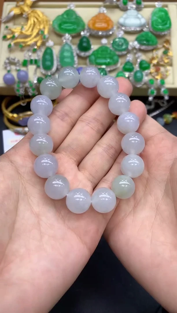 未镶嵌手串翡翠37-中国好珍宝