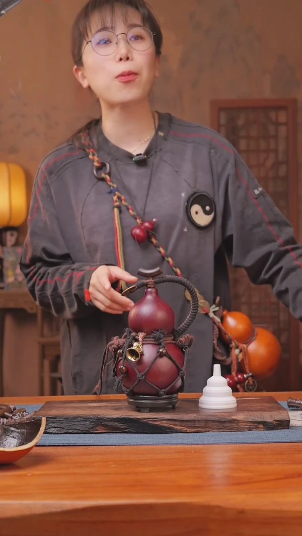 1902号链接精品大漆葫芦现货现发[一物一拍]