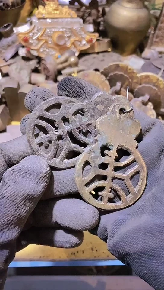 大*弟金属工艺品二手旧货默认瑕疵