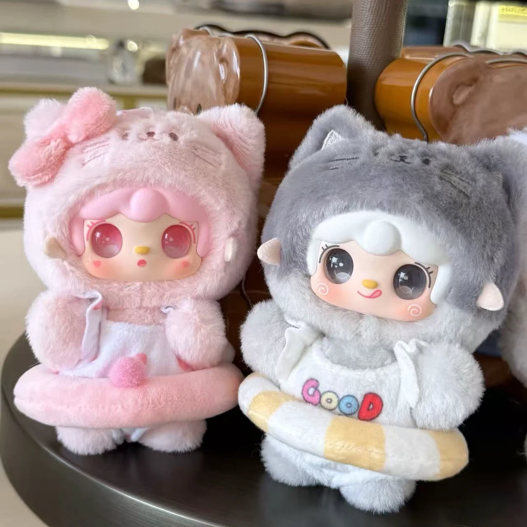 X1【正版】氧氧yooki喵喵夏日派对毛绒挂件