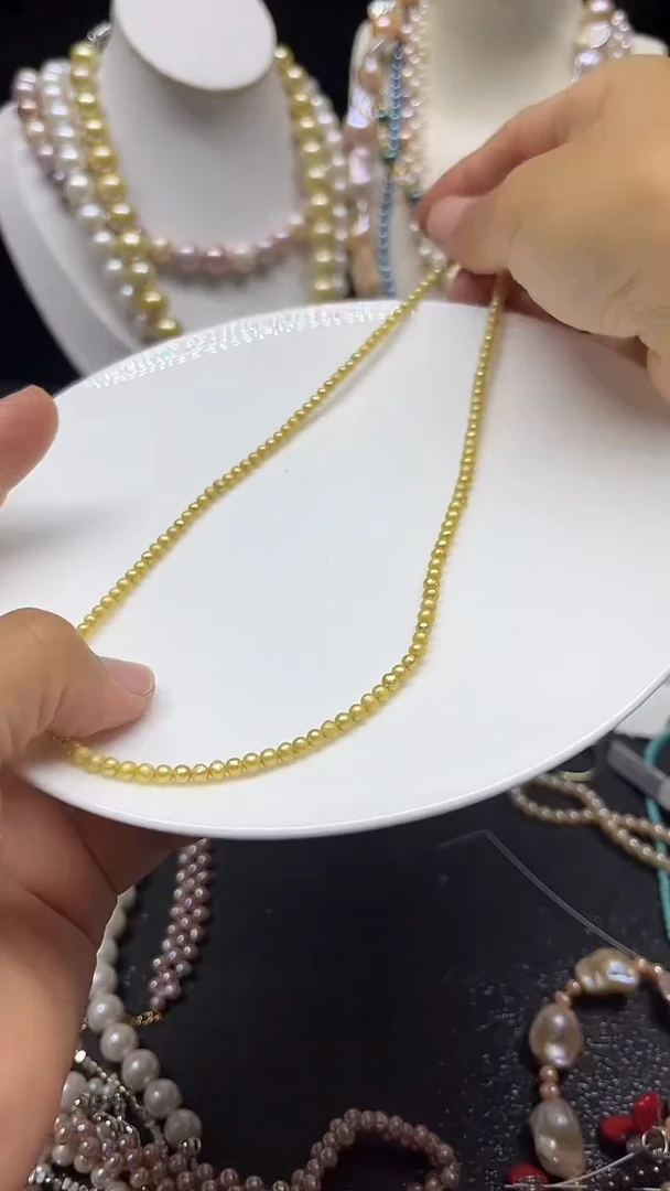 颈饰未镶嵌淡水珍珠多人