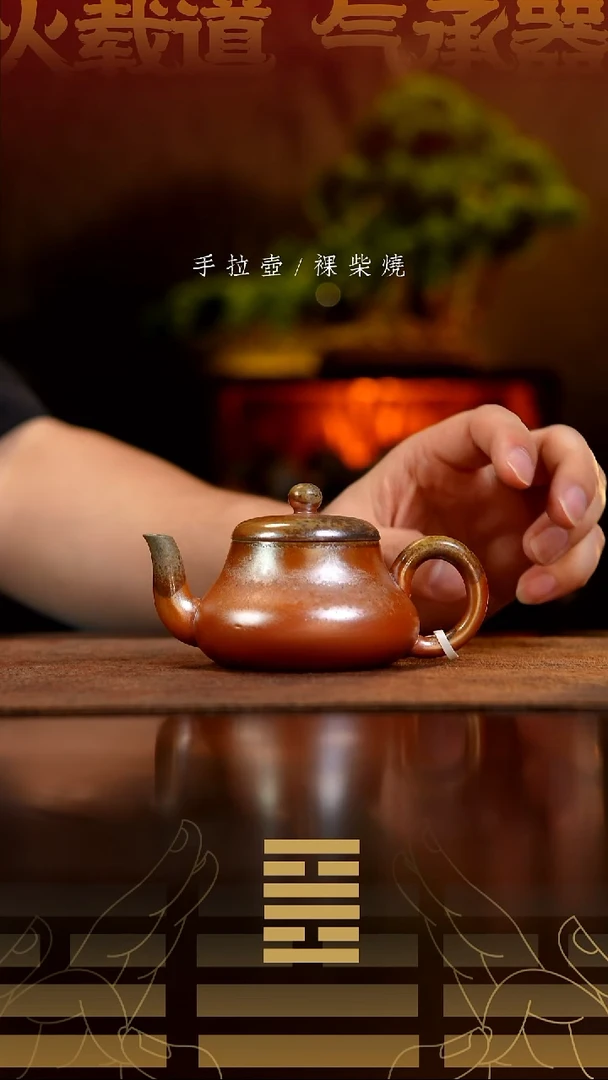 夸烧柴烧君德壶869微瑕