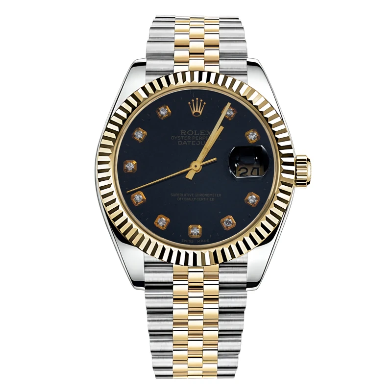99新 Rolex/劳力士 日志型16233黑盘腕表/后钻/WHP035759