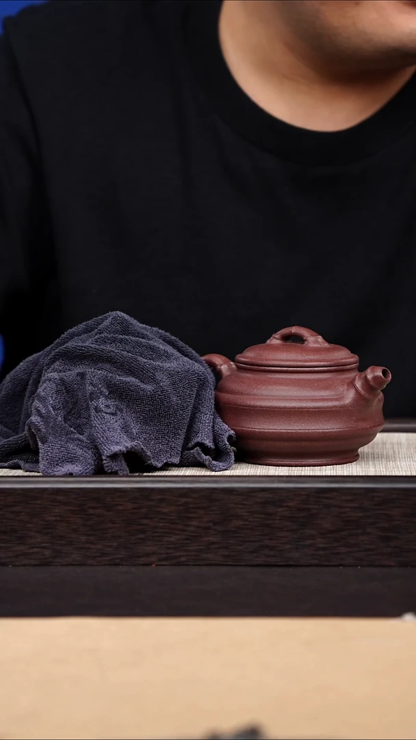 茶壶紫砂盒88;ZFF全砂 双线竹鼓+GX段泥西施