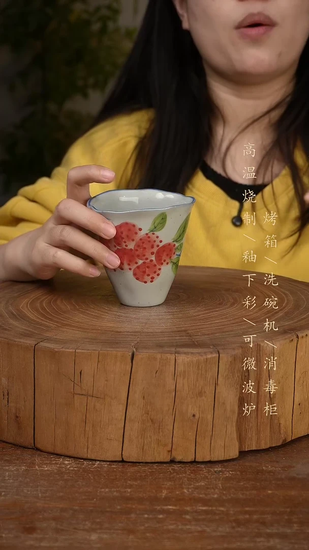碗瓷景德镇手工手绘高温瓷釉下彩