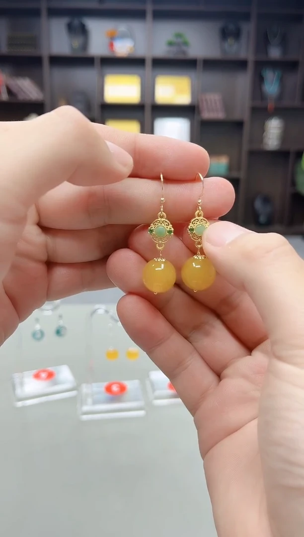 未镶嵌耳饰玛瑙/玉髓202000