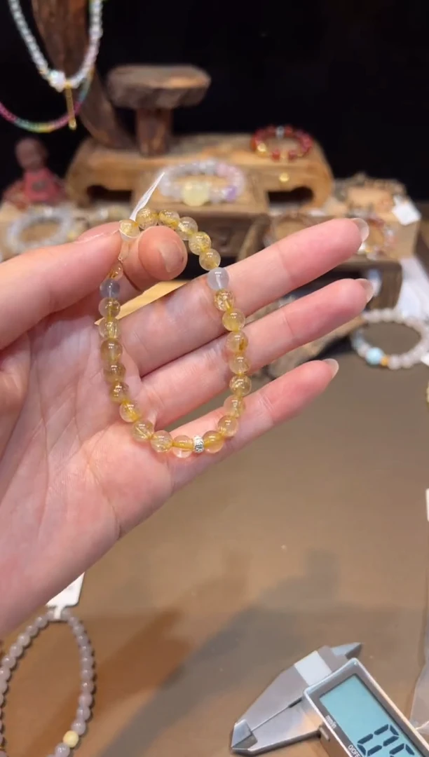 水晶手链未镶嵌手饰@@E6860