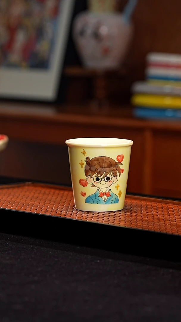 摆件景德镇釉下彩手绘设计师款陶瓷