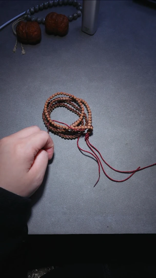 手串柏香籽/百香籽6mm左右双排横打三棱百香籽