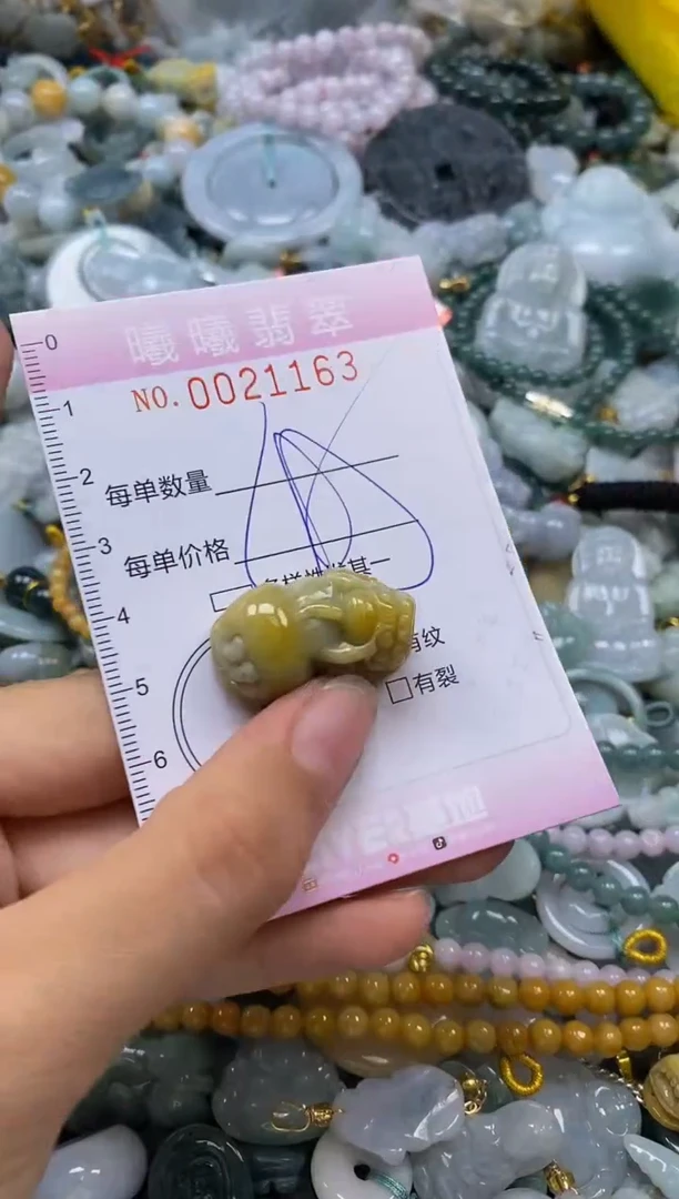翡翠未镶嵌颈饰闪购0021163