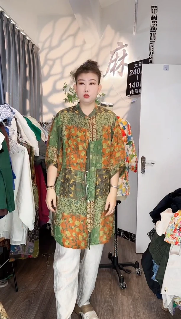 亚麻大码女装系列。